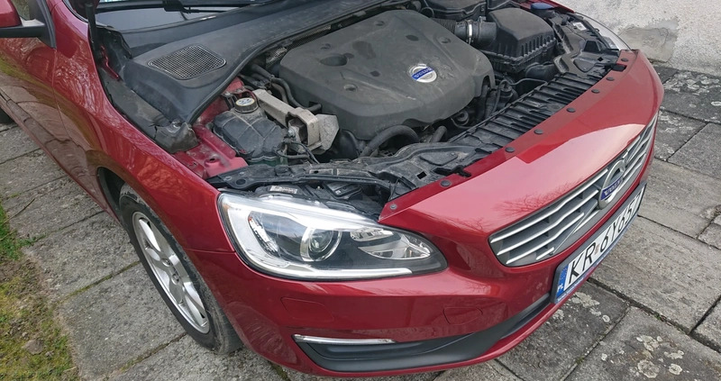 Volvo V60 cena 47000 przebieg: 144000, rok produkcji 2014 z Skawina małe 596